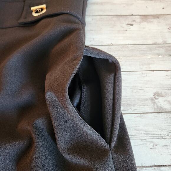 Tommy Hilfiger Sleeveless Crepe Black Jumpsuit Size 4 - Picture 8 of 11